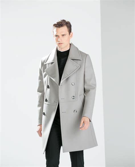 Bilde Fra Gr Dobbelspent Jakke Fra Zara Mens Outfits Zara Coat