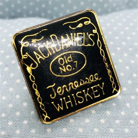 Jack Daniels Old No 7 Tennessee Whiskey Whiskey Advertising Lapel Pin