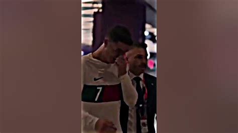 Cristiano Ronaldo Cries After Portugal Losing To Morocco 😭 Shorts Cr7