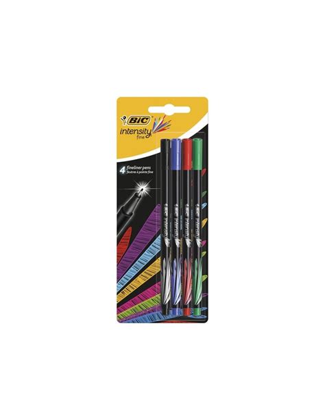 Stylos Feutres Pointe Fine Bic Intensity Mm Couleurs Fantaisie