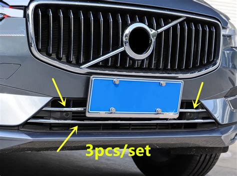 For Volvo Xc Abs Chrome Front Bottom Grille Grid Cover Molding