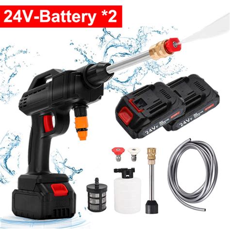 24 Hour Shipping30000mAh Wireless High Pressure Car Washer Portable