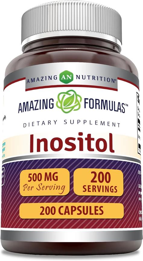 Amazon Now Suplementos Inositol Mg Funci N De Membrana