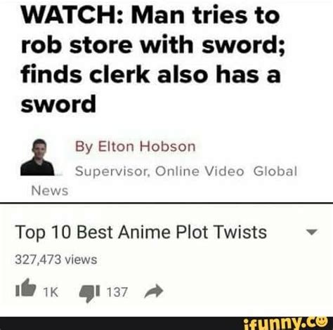 Top Anime Twists Meme