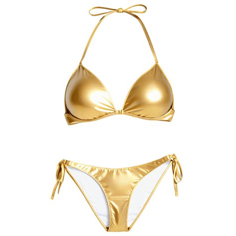 Golden Bikini PNG Pincel