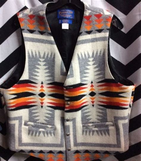 Vest Pendleton Wool Navajo Pattern Boardwalk Vintage