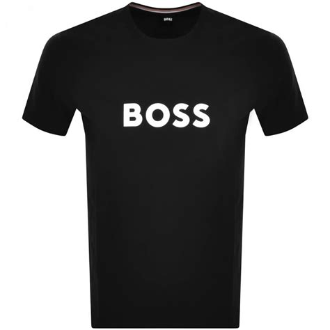 BOSS Logo T Shirt Black | Mainline Menswear United States