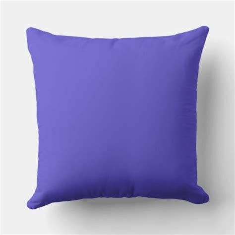 Iris Solid Color Background Throw Pillow Zazzle