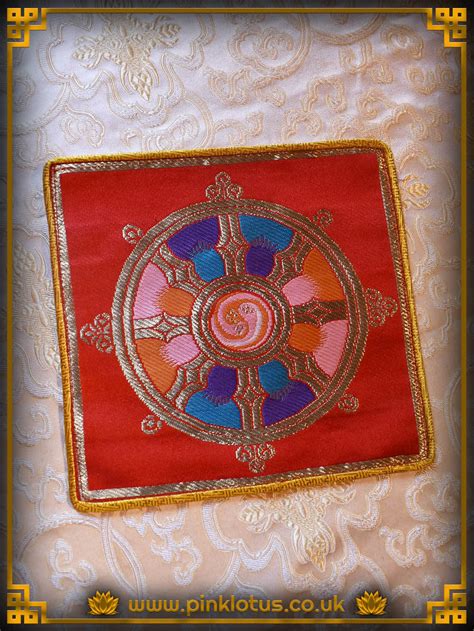 Bell Ghanta And Dorje Vajra Quality Motifs 115cm Pink Lotus