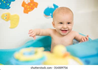 Baby Enjoys Bath Time Stock Photo (Edit Now) 314309756