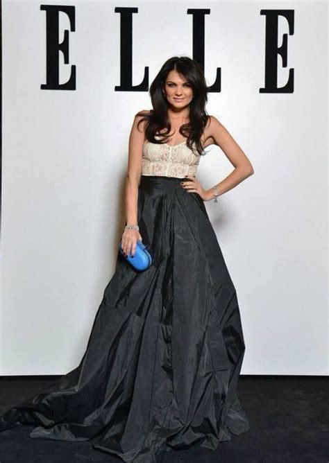 Malvina Cservenschi Wearing Rhea Costa Dress Stunning Dresses Elle