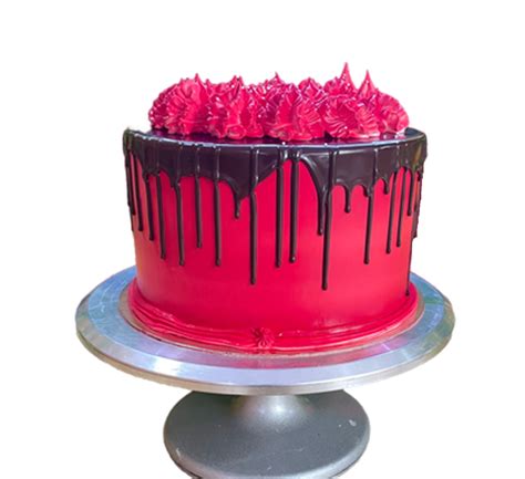 Red Drip Cake - Fabcakes