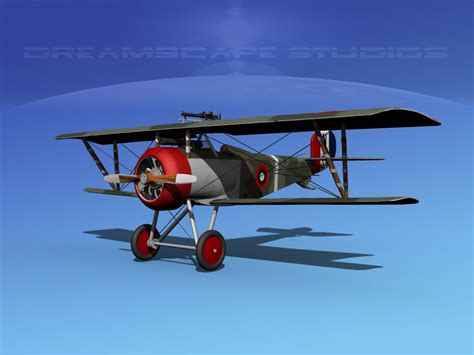 Nieuport 17 Usa 1917 3d 모델 129 Unknown Dwg Dxf Lwo Max Obj