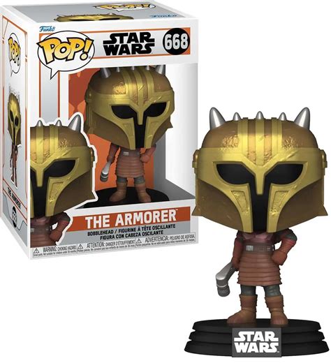 Funko Star Wars The Mandalorian POP Television The Armorer Vinyl Figure ...