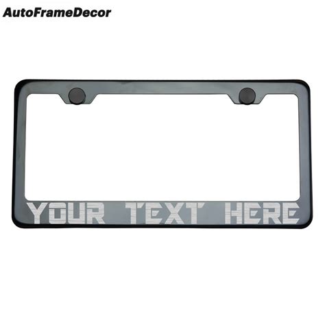 Licence Plate Frames X Shelby Cobra Laser Black Stainless Steel