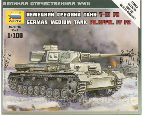 1 100 Pz Kpfw IV F2 mittlerer deutscher Panzer Onlineshop für