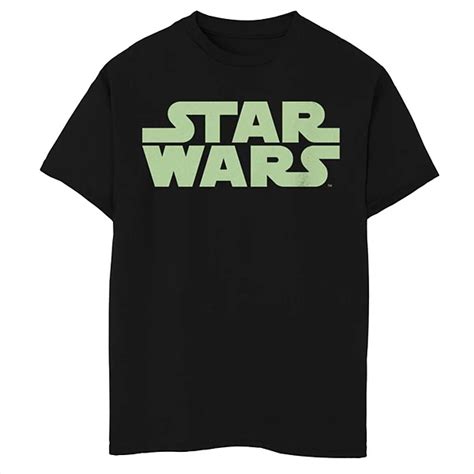 Boys 8 20 Husky Star Wars Classic Green Logo Graphic Tee