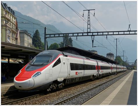 Sbb Etr 610 Pictured In Montreux On May 25th 2012 Rail