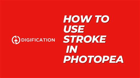 How To Use Stroke In Photopea Youtube