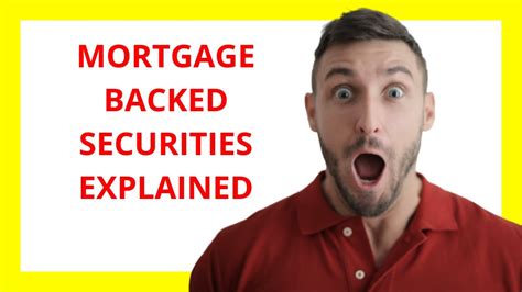 Mortgage Backed Securities Explained Youtube