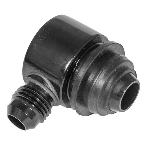 Brake Booster Check Valve Aluminium Black Anodised 6 An Hose End