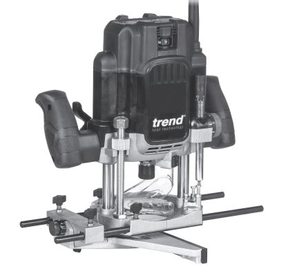 Trend T W Inch Electric Variable Speed Plunge Router