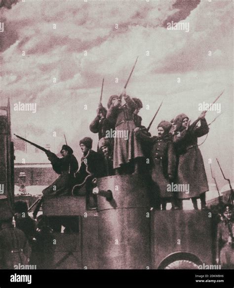 Oktoberrevolution In Petrograd Fomer Russisches Reich Oktober 1917