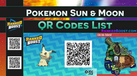 Pokémon Sun And Moon Codes Parkingfasr