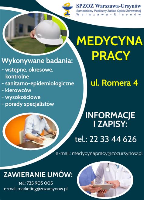 SPZOZ Warszawa Ursynów Medycyna pracy