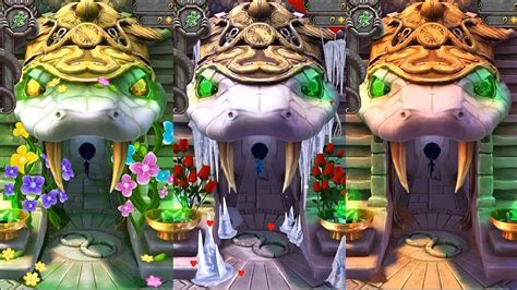 Temple Run 2 Blooming Sands Vs Winter Wasteland Vs Blazing Sands Map