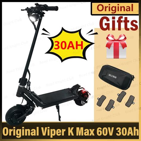 Michael Sha Viper K Max Electric Scooter Powerful Skateboard 60v 30ah 25ah Motor 1000w 2 10inch