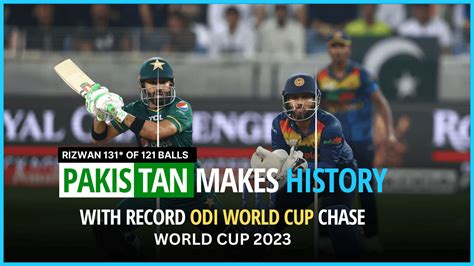 Pakistan Makes History With Record Odi World Cup Chase Rizwan Mom