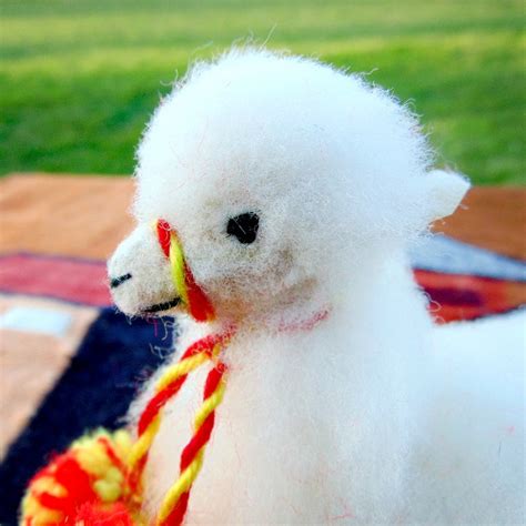 Beautiful White Llama Plush Toyfluffy Small Llama Plushllama Etsy