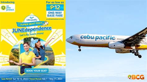 Cebu Pacific Rolls Out Special Php Junedependence Sale Bcg