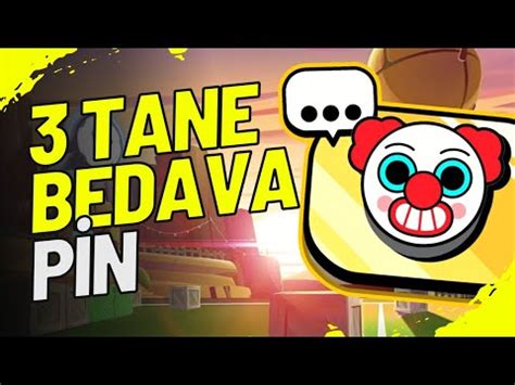 3 TANE BEDAVA PİN ALMA TAKTİĞİ 2024 brawlstars YouTube