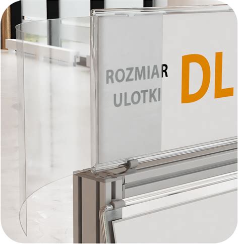 Stojak Na Ulotki A Kieszenie I Miejsce Na Logo Dl