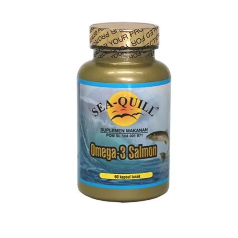 SEA QUILL OMEGA 3 SALMON 60 KAPSUL Kegunaan Efek Samping Dosis Dan