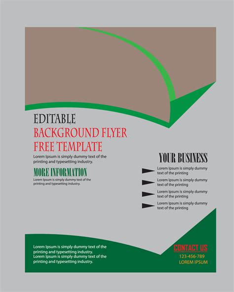 flyer design template,free vector 11001449 Vector Art at Vecteezy