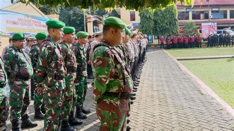 Personel Gabungan Di Maros Disiagakan Jelang Nataru Tribun