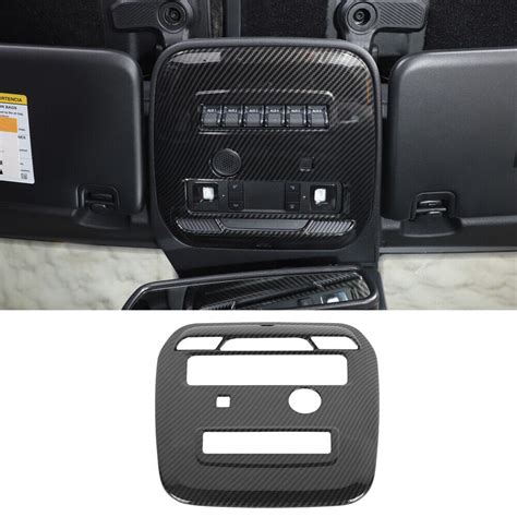 Roof Front Reading Light Lamp Cover Trim For Ford Bronco Carbon