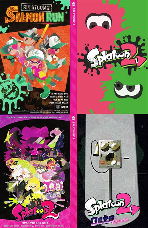 Heres Some Custom Box Art I Made For Splatoon 2 Using In Game Models