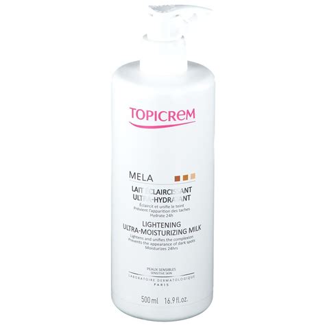 Topicrem Mela Lait éclaircissant Ultra Hydratant 500 Ml Redcare Apotheke