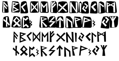 Runes font by Mathieu Klomp | FontRiver