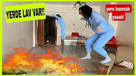 HER YERDE LAV VAR CHALLENGE THE FLOOR İS LAVA CHALLENGE ÖDÜLLÜ YouTube