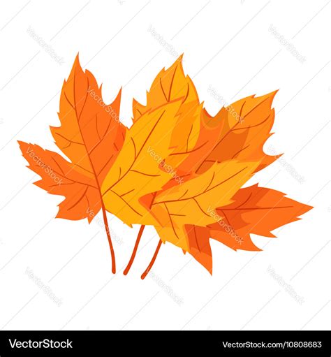 Cartoon Fall Leaves Wallpaper