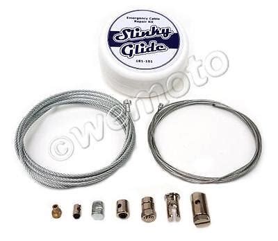 Motorcycle Emergency Cable Repair Kit Slinky Glide EBay