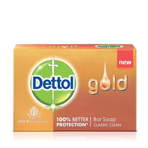 Buy Dettol Gold Bar Classic Clean Soap G Pack Of Online At Low