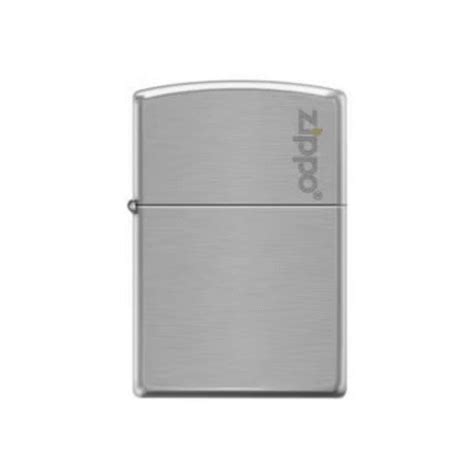 Zippo Windproof Lighter Logo In Chrome And Satin AE184691