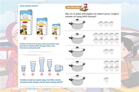 Volume Benda Padat Serta Cair Kunci Jawaban Tema 7 Kelas 3 Halaman 45