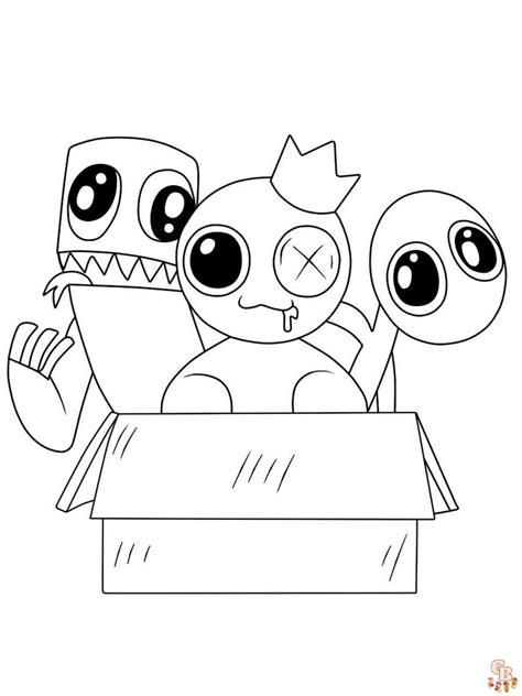 Rainbow Friends Party Ideas Photo 6 Of 12 In 2023 Fnaf Coloring